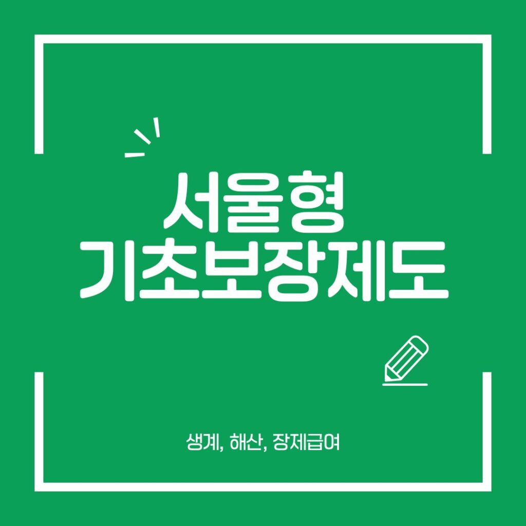 서울형 기초보장제도